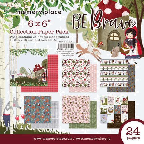 Memory Place - Be Brave 6x6 Inch Paper Pack
