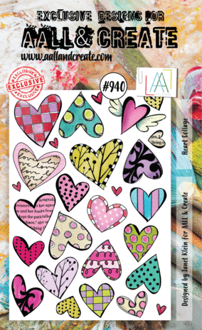 AALL and Create - Stamp Set A6 Art Collage