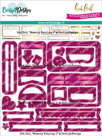 CarlijnDesign - Hot Foil Memory Keeping 1