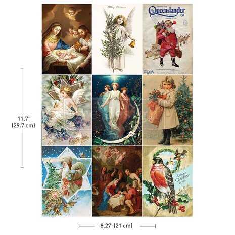 Re-Design - Holy Night A4 Decoupage Fiber Re-Design - Holy Night A4 Decoupage Fiber