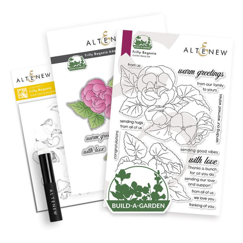 Altenew - Build-A-Garden: Frilly Begonia & Add-on Die Bundle