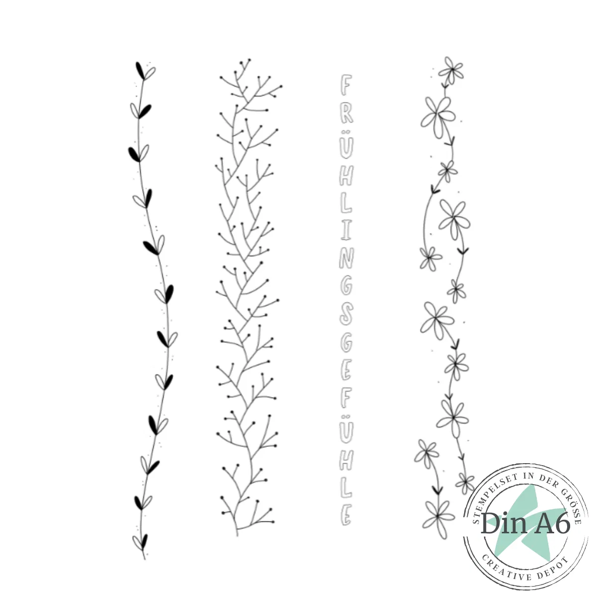 Creative Depot - Stempelset - Frühlingsgefühle