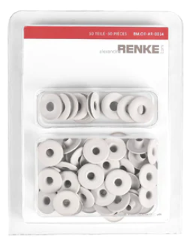 Alexandra Renke - Ösen mit Unterlegscheibe '13mm / 5mm' Warmes Grau hell
