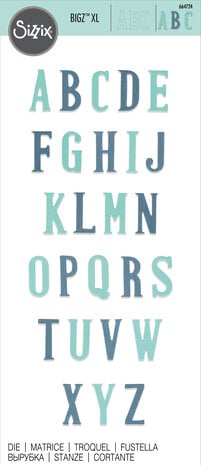 Sizzix - Bigz XL Die Alphabet Nostalgic