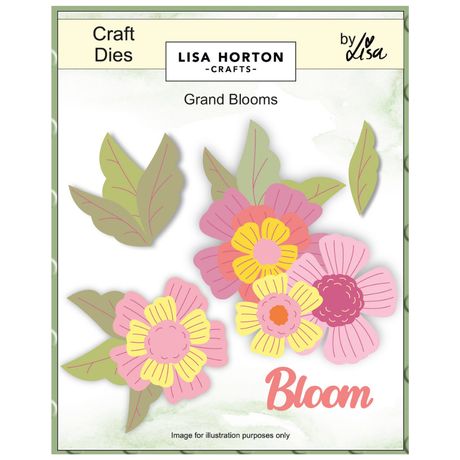 Lisa Horton Crafts Die Set - Grand Blooms Layered Florals