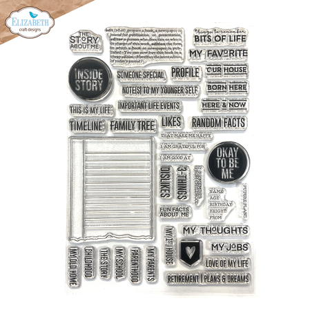 Elizabeth Craft Designs - Botanical Blend Stamps About Me