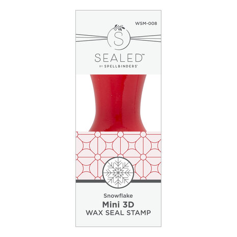 Spellbinders - Holiday Magic Mini 3D Wax Seal Snowflake