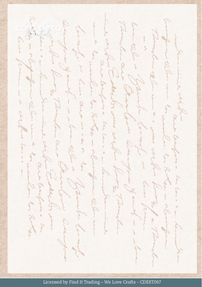 Stencil - Card Deco Essentials - Winter Bunnies - Winter Script