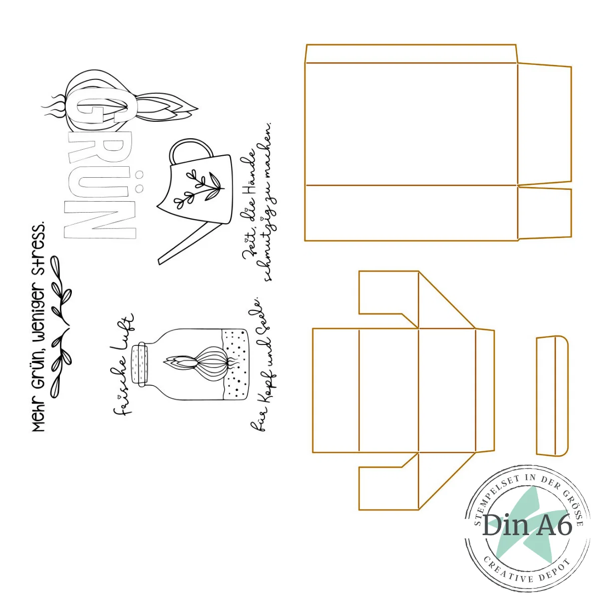 Creative Depot - Bundle - Grüne Klickbox & Klickbox-Quader