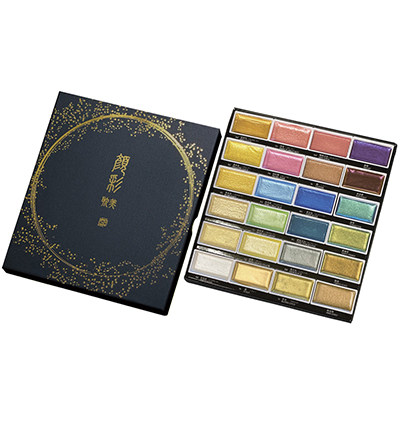 ZIG Gansai Tambi Sets - Set 24 Metallic Colours II