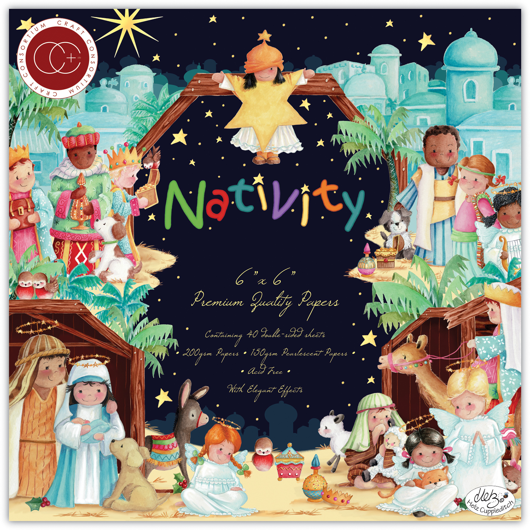 craft-consortium-nativity-6x6-inch-paper-pad-ccppa craft-consortium-nativity-6x6-inch-paper-pad-ccppa