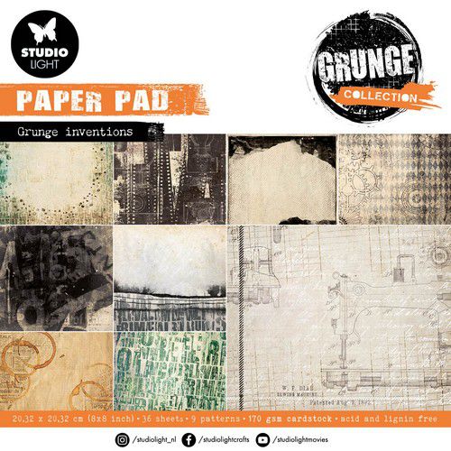 Studio Light Paper Pads Grunge Collection nr.110