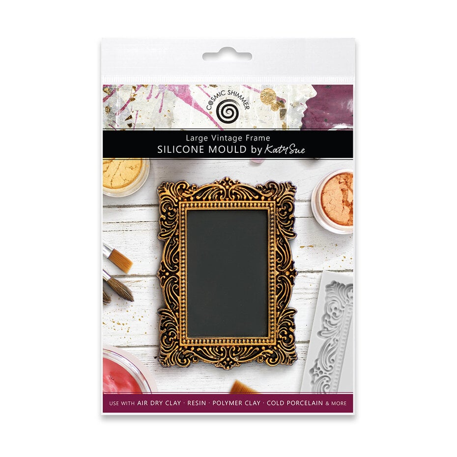Cosmic Shimmer - Silicone Mould Large Vintage Frame