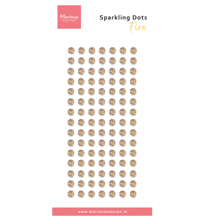 Marianne D - Sparkling dots - fire
