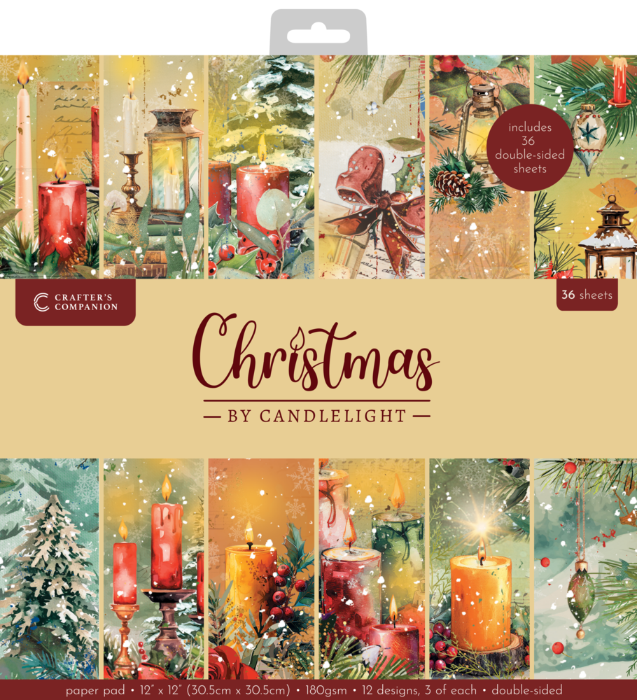 Christmas by Candlelight 12x12 Inch Paper Pad