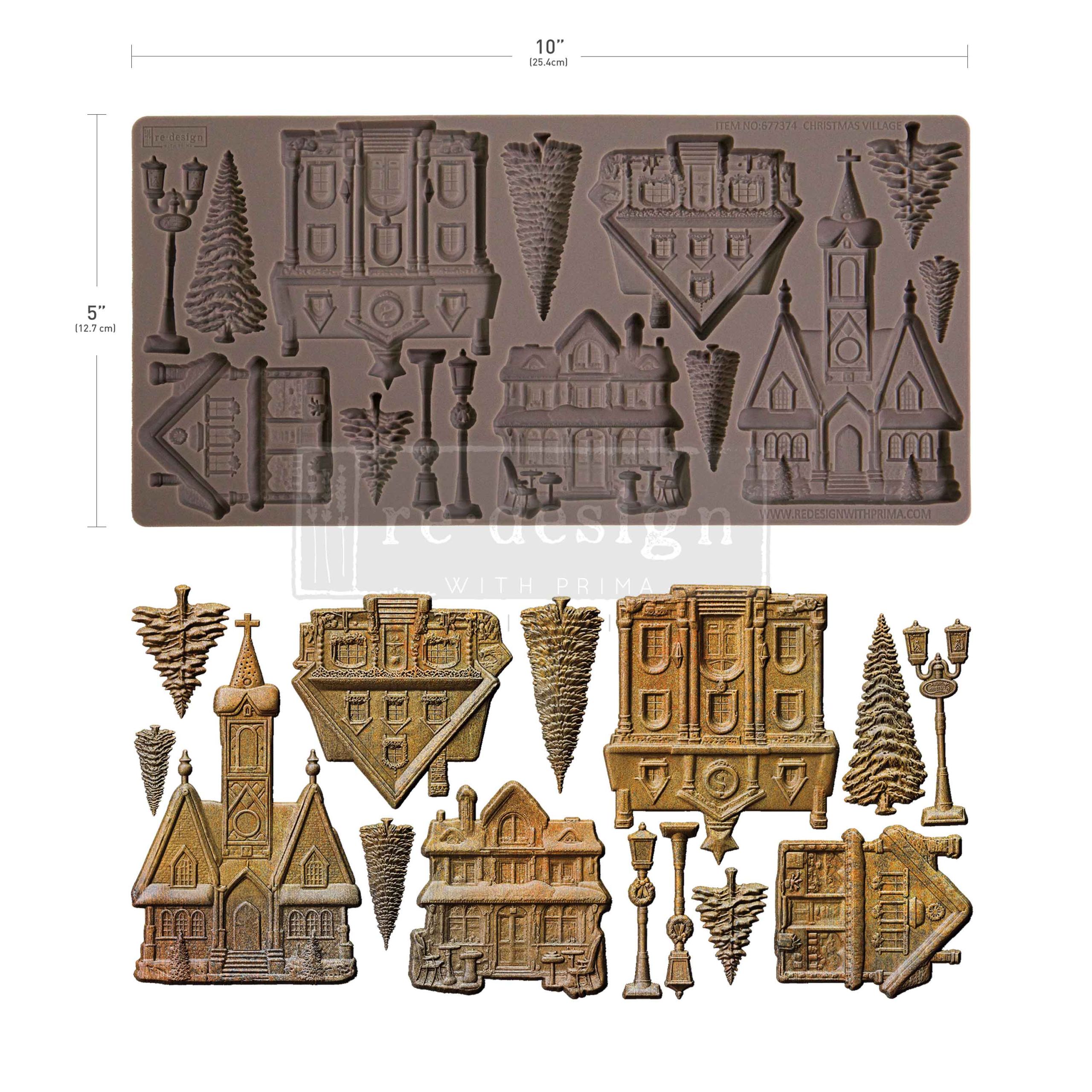 Re design - Decor Moulds - Christmas Village 