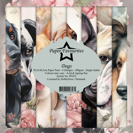 Paper Favourites - Dogs 12x12 Inch Paper Pack