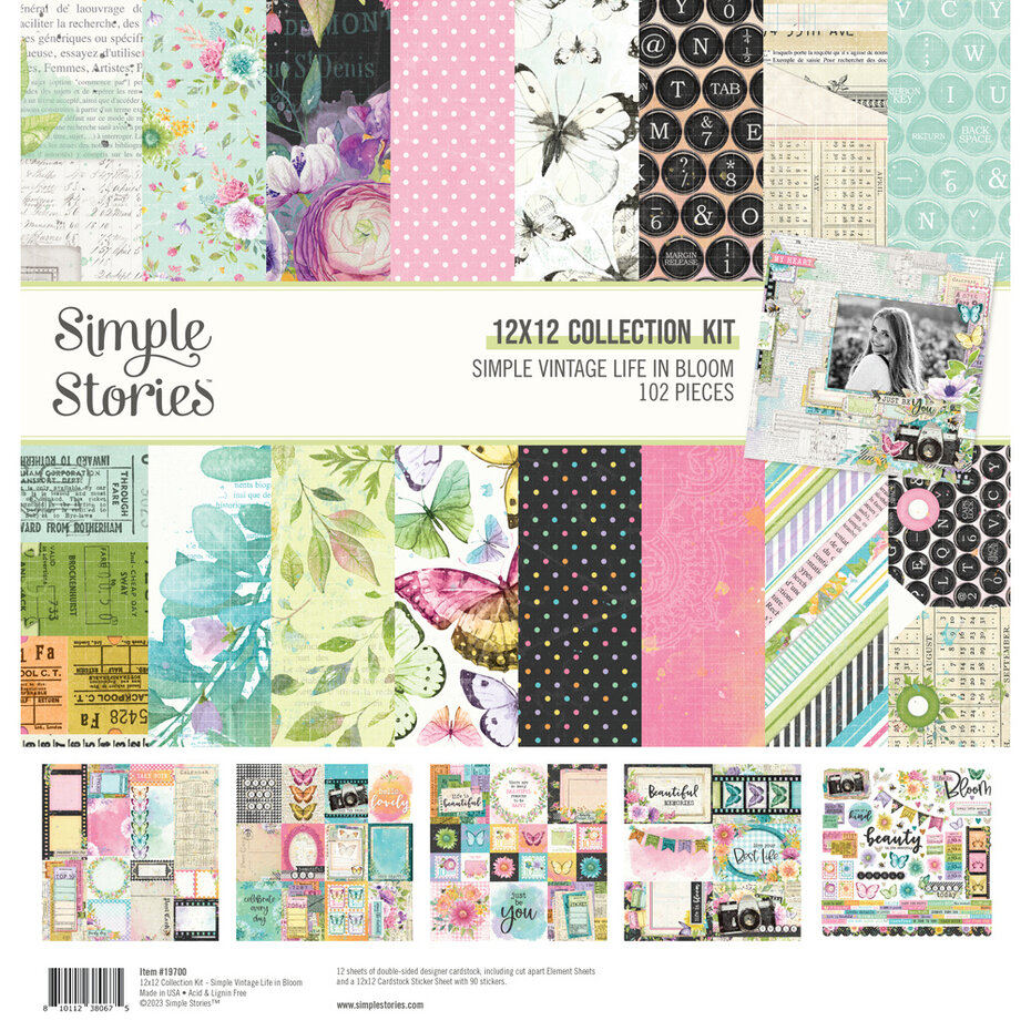 Simple Stories - Simple Vintage Life in Bloom Collection Kit