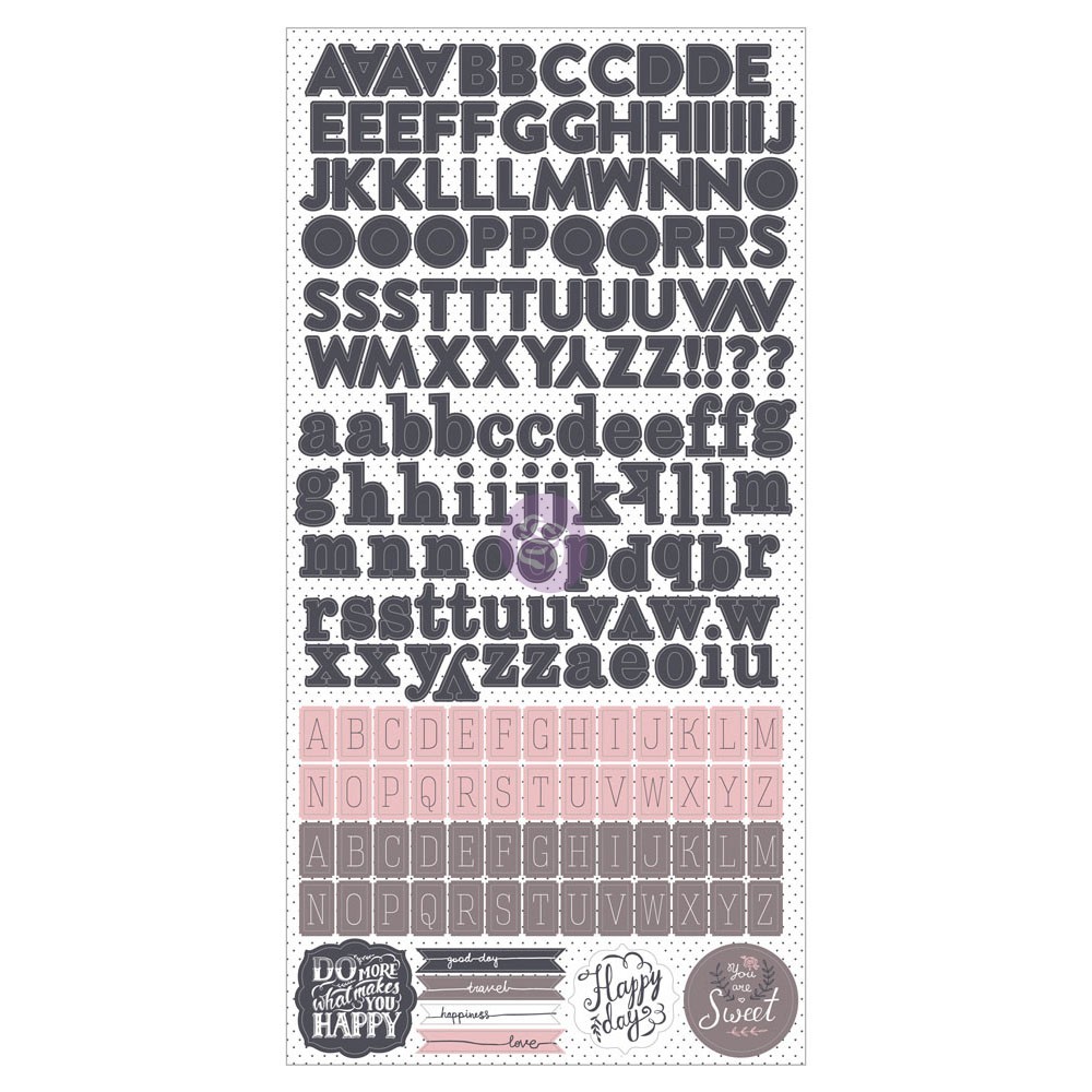 Prima Alphabets – Rose Quartz