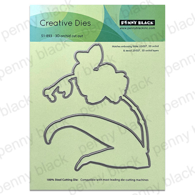 Penny Black - 3D ORCHID CUT OUT