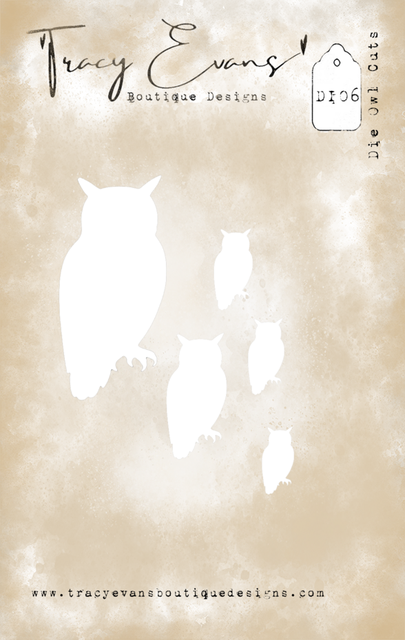 Tracy Evans - Owl Cuts Die Set