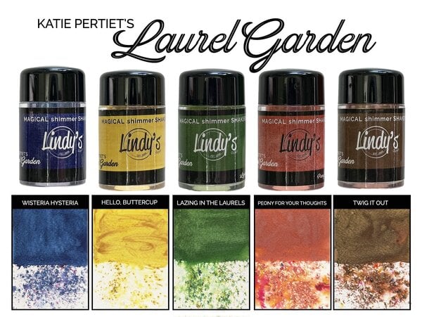 Lindy's Stamp Gang - Katie Pertiet's Laurel Garden Magical Shaker 2.0 SET  Lindy's Stamp Gang - Katie Pertiet's Laurel Garden Magical Shaker 2.0 SET