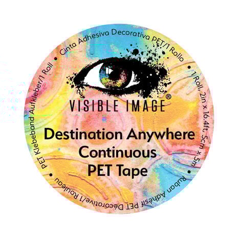 Visible Image - Tomorrow's Memories PET Tape Destination Anywhere Continuous (5cmx5m)