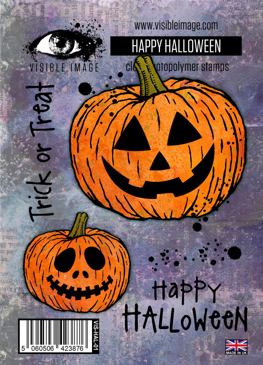 Visible Image - Happy Halloween Stamp Set Visible Image - Happy Halloween Stamp Set