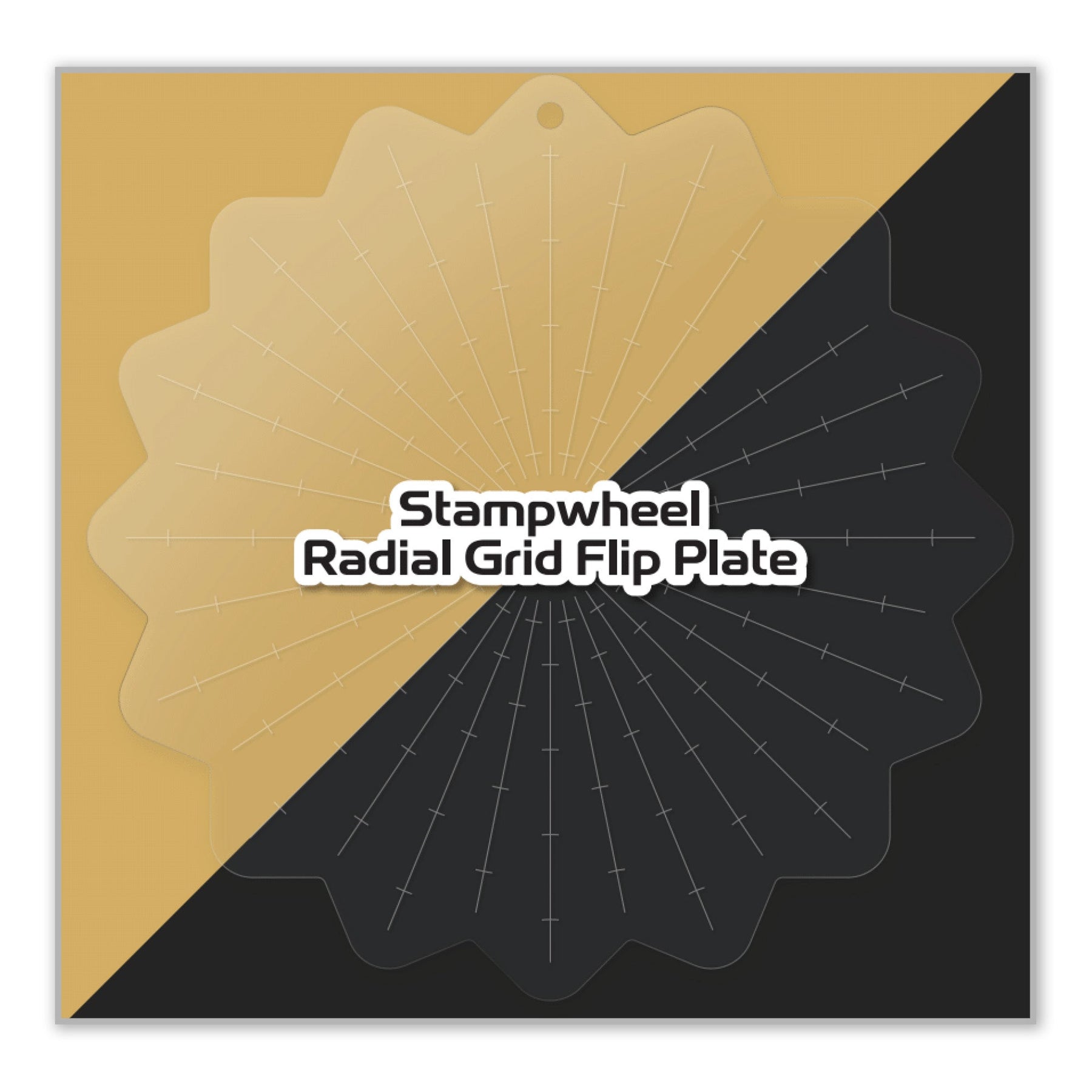 Altenew - Stampwheel - Radial Grid Flip Plate