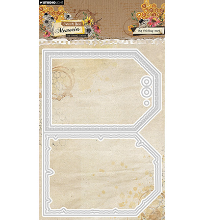 SL Cutting Die - Tag Folding Card Sweet Bee Memories nr.958 SL Cutting Die - Tag Folding Card Sweet Bee Memories nr.958