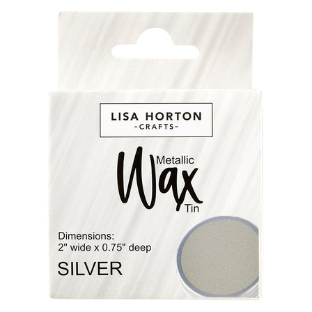 Lisa Horton Crafts Water Based Wax Tin - Silver Lisa Horton Crafts Water Based Wax Tin - Silver