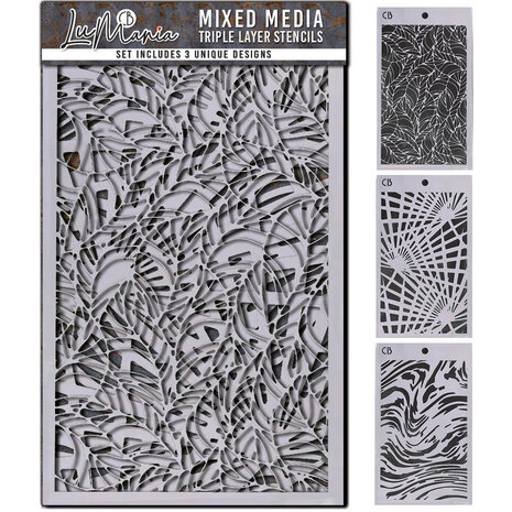 Ciao Bella - Stencil Mix Triple Layer Set #002 Ciao Bella - Stencil Mix Triple Layer Set #002