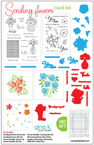 Gina K Designs - KIT- Sending Flowers Gina K Designs - KIT- Sending Flowers