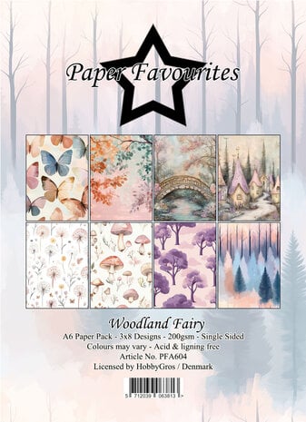 Paper Favourites - Woodland Fairy A6 Paper Pad