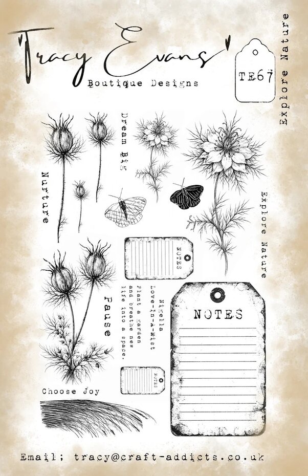 Tracy Evans - Explore Nature A5 Stamp