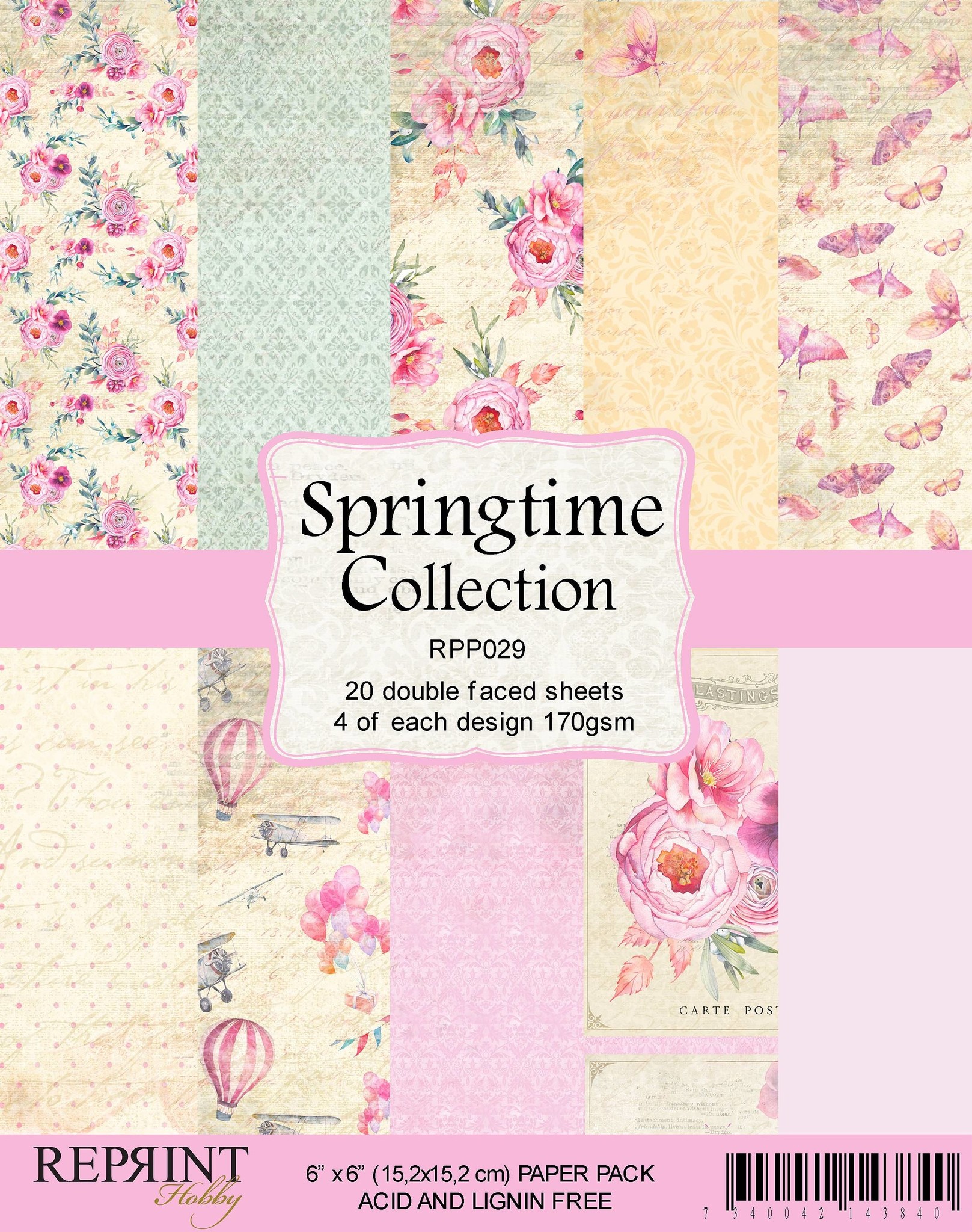 reprint-springtime-collection-6x6-inch-paper-pack