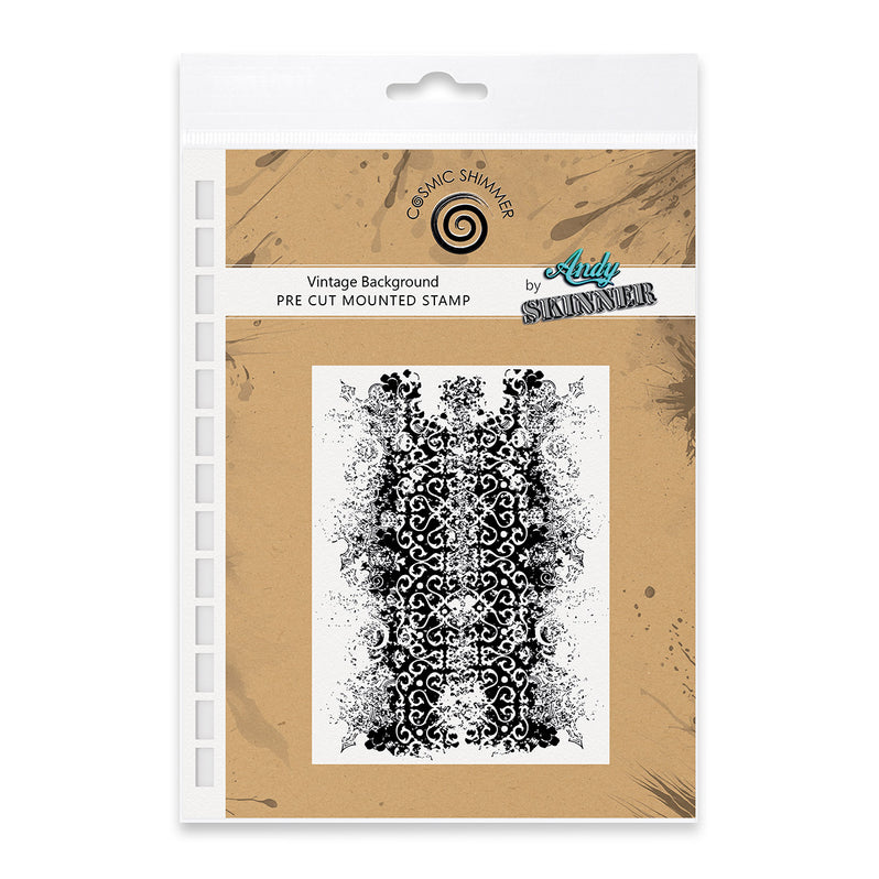 Andy Skinner - Vintage Background Pre Cut Rubber Stamp Andy Skinner - Vintage Background Pre Cut Rubber Stamp