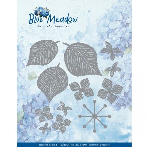  [Dies - Berries Beauties - Blue Meadow - Blue Hydrangea] Dies - Berries Beauties - Blue Meadow - Blue Hydrangea