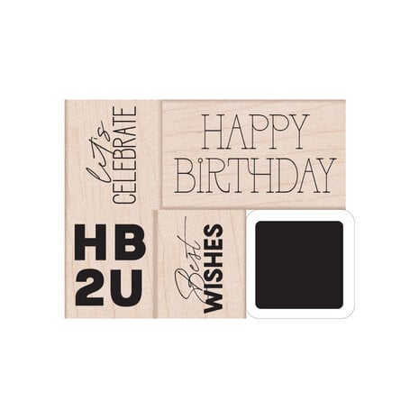 Hero Arts - Ink 'N Stamp Sets Woodblock HB2U