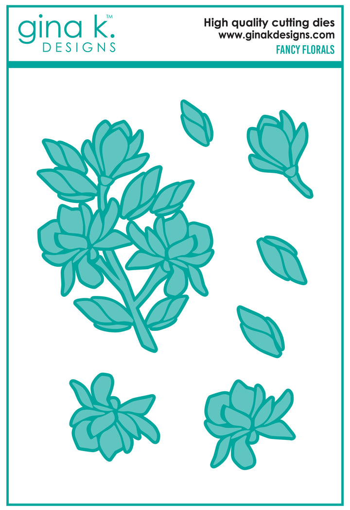 Gina K Designs - DIE- Fancy Florals