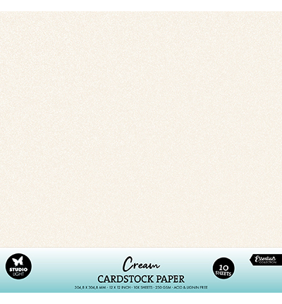 Studio Light Paper Set Cardstock Cream 250 gsm Essentials nr.47