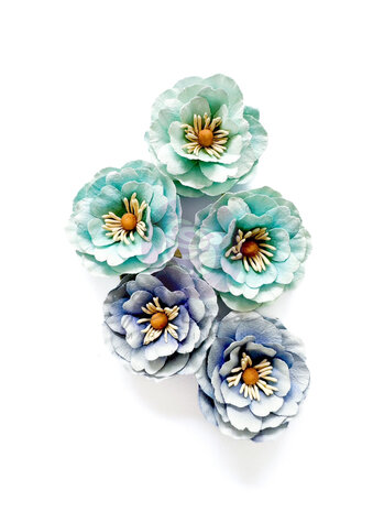Prima Marketing - A Mermaid's Tale Flowers Ocean Mist (5pcs)