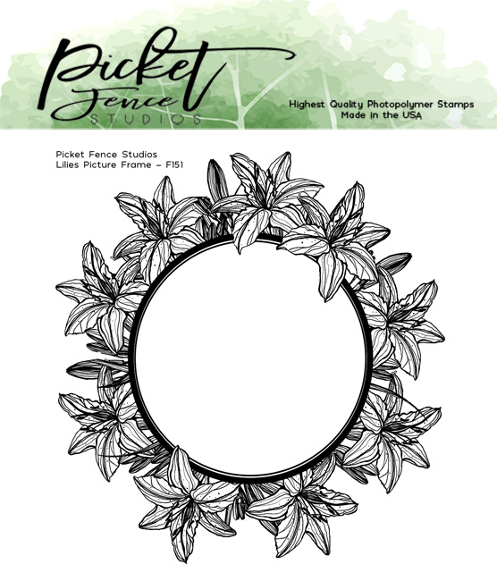 picket-fence-studios-lilies-picture-frame-4x4-inch