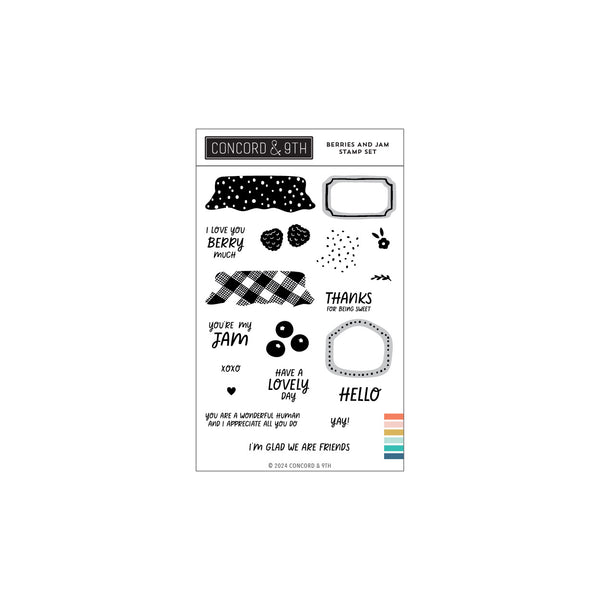 Concord & 9th -Berries and Jam Stamp Set
