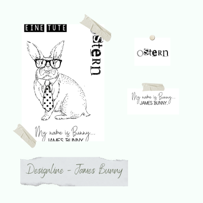 Creative Depot -  Stempelset - Designline - James Bunny 
