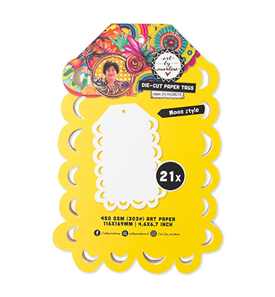 Studio Light - Paper Tags - Moon style Art By Marlene 21 Tags nr. 10 Studio Light - Paper Tags - Moon style Art By Marlene 21 Tags nr. 10