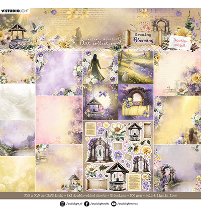 SL - Designer Paper Pad Double-sided scrapbooking Growing & Blooming nr.321