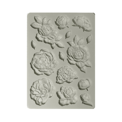 Stamperia - Precious Silicon Mould A5 Peony