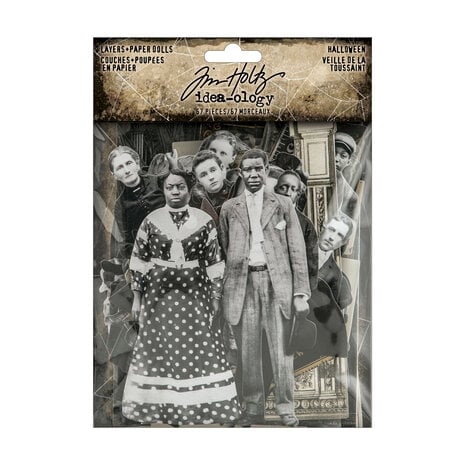 Idea-ology - Tim Holtz Halloween Layers + Paper Dolls Idea-ology - Tim Holtz Halloween Layers + Paper Dolls