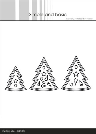 Simple and Basic - Christmas Trees Cutting Dies